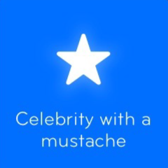Celebrity with a mustache 94