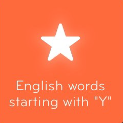 English words starting with Y 94