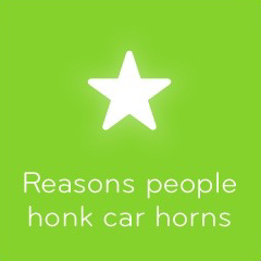 Reasons people honk car horns 94