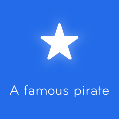 A famous pirate 94