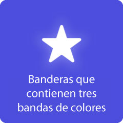 Banderas que contienen tres bandas de colores 94